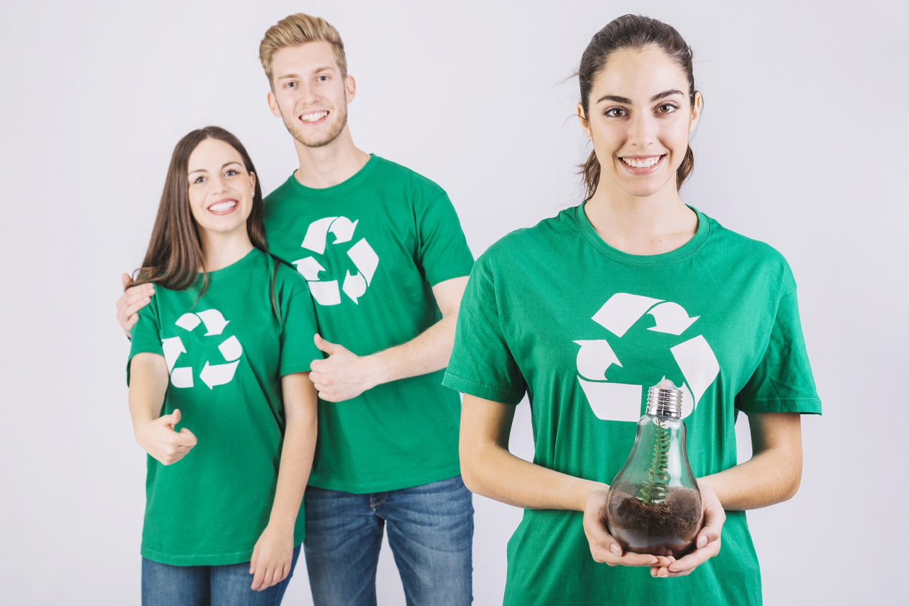 Eco-friendly way to recycle used textiles and clothes